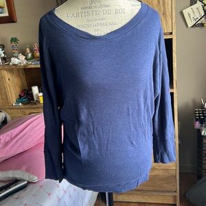 blue Long Sleeve Tee - Medium
